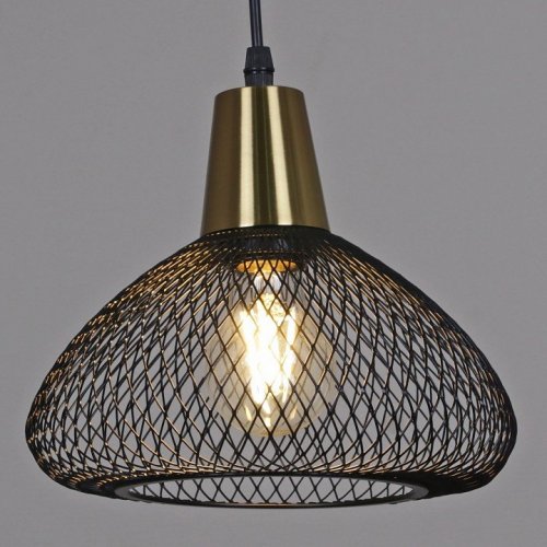 Подвесной светильник Reluce 03204-3.9-03 BK+COPPER Подвесной светильник Reluce 03204-3.9-03 BK+COPPER