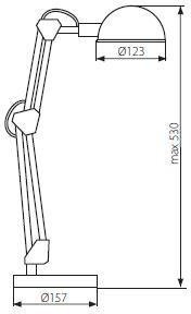 Офисная настольная лампа Kanlux PIXA 19301