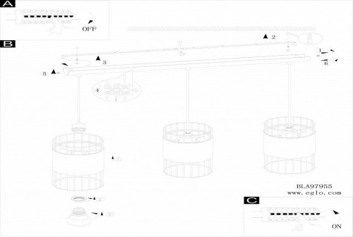 Подвесной светильник Eglo Norumbega 97955 Подвесной светильник Eglo Norumbega 97955