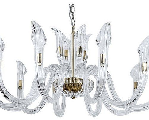 Подвесная люстра Newport 3654+12/C gold М0070041