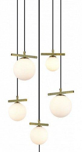 Подвесной светильник Golden 2134-6D BR+MBK Подвесной светильник Golden 2134-6D BR+MBK