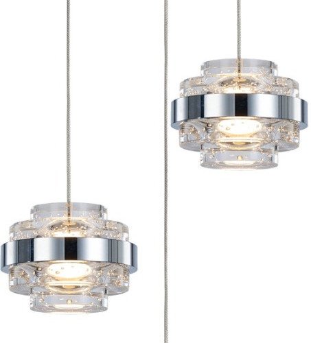 Подвесной светильник DeLight Collection Indiana MD22030002-3A chrome/clear Подвесной светильник DeLight Collection Indiana MD22030002-3A chrome/clear