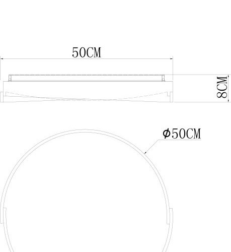 Потолочный светильник  A3087PL-120WH Потолочный светильник  A3087PL-120WH