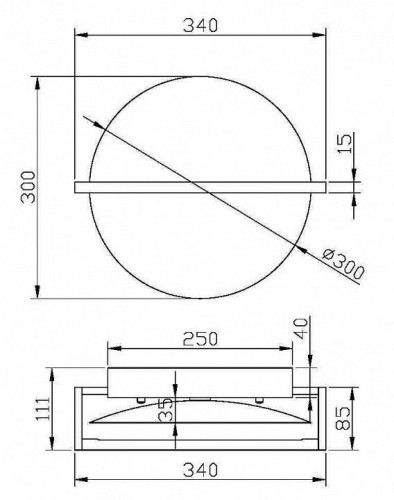 Настенный светильник Maytoni Mira MOD279WL-L14G3K Настенный светильник Maytoni Mira MOD279WL-L14G3K