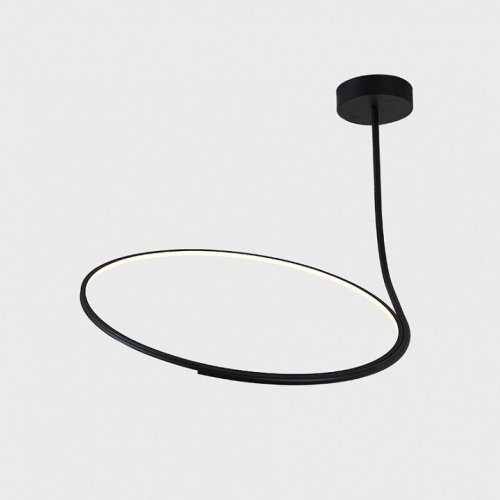 Подвесной светодиодный светильник Italline IT013-6025 black 3000K