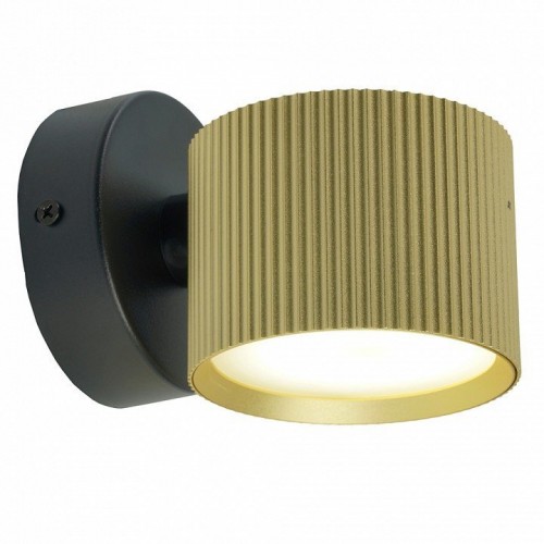 Светильник  настенный Feron HL4580 ARIA 12W, 230V,GX53, золото+черный IP20