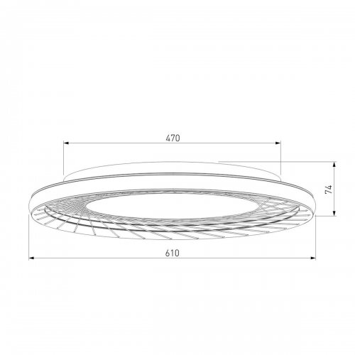 Потолочный светодиодный светильник Eurosvet Parafe 40023/1 LED серый Потолочный светодиодный светильник Eurosvet Parafe 40023/1 LED серый