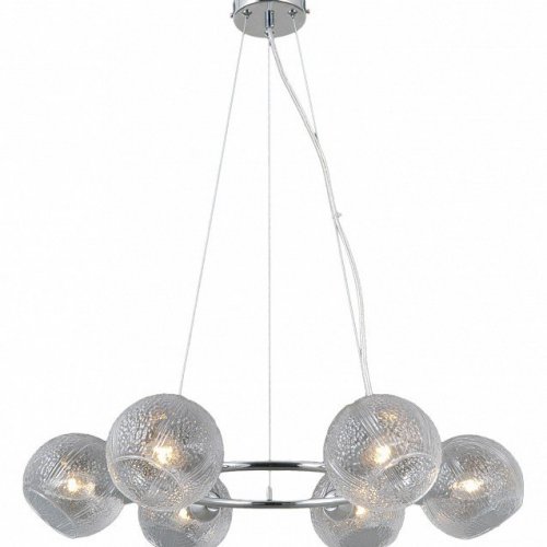Подвесная люстра  IL0728-6PSQ-24 CR ARIES Подвесная люстра  IL0728-6PSQ-24 CR ARIES
