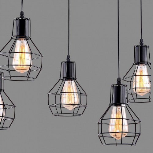 Подвесная люстра Arte Lamp A1109SP-5BK