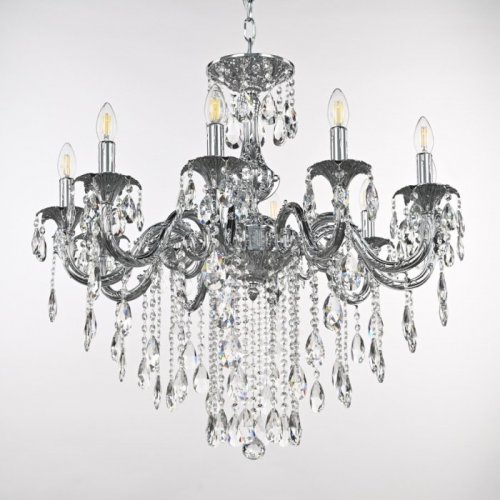 Подвесная люстра Bohemia Ivele Crystal AL7901 AL79101/10/250 B Ni