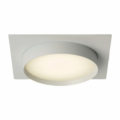 Светильник встраиваемый Feron DL506 потолочный GX53 белый квадрат 51358