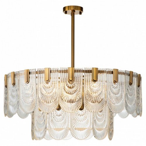 Люстра на штанге Indigo Salice 12022/B/9R Brass