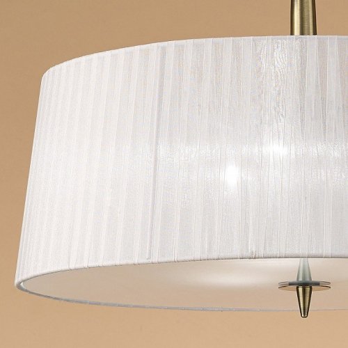 Подвесная люстра Mantra Loewe Antique Brass 4739