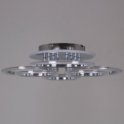 Потолочная светодиодная люстра Reluce 09812-3.3-3+3D CR (RGB) Потолочная светодиодная люстра Reluce 09812-3.3-3+3D CR (RGB)