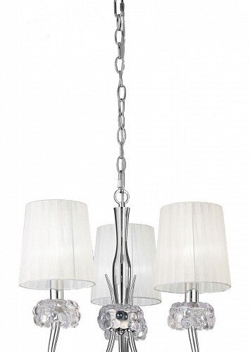 Подвесная люстра Mantra Loewe Chrome 4633