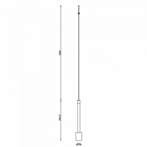 Подвесной светильник Mantra Fugaz 9330