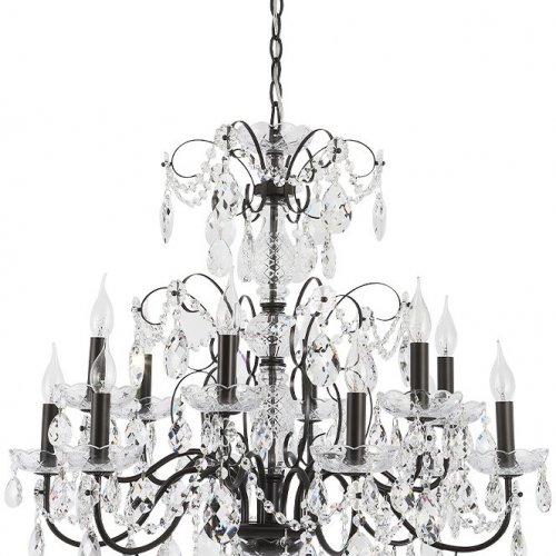 Подвесная люстра Crystal Lux Odelis SP12 Brown Подвесная люстра Crystal Lux Odelis SP12 Brown