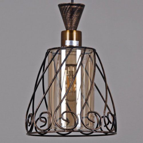 Подвесной светильник Reluce 03609-0.4-01 BK+GD Подвесной светильник Reluce 03609-0.4-01 BK+GD