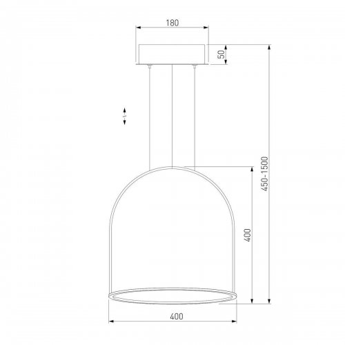 Подвесной светодиодный светильник Eurosvet Over 90322/1 черный Подвесной светодиодный светильник Eurosvet Over 90322/1 черный