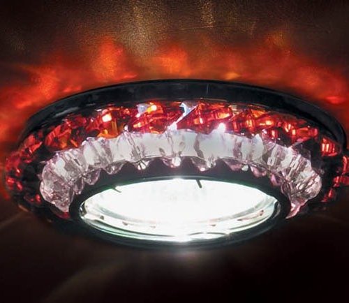 Точечный светильник Downlight DL062.02.1/6 crystal/red