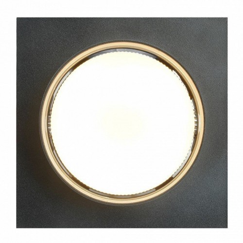 Светильник встраиваемый Feron DL503 LUNA потолочный GX53 черный квадрат 51092