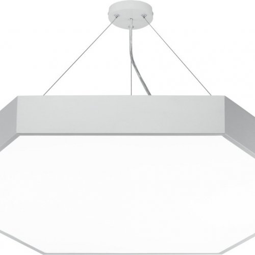Подвесной светодиодный светильник Geometria ЭРА Hexagon SPO-122-W-40K-066 66Вт 4000К белый Б0050552