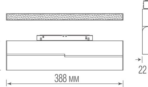 Трековый светильник Donolux Line DL20294WW16B