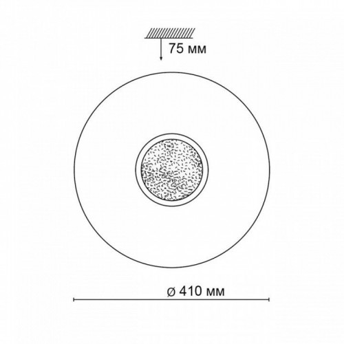 Настенно-потолочный светодиодный светильник Sonex Lazana 2074/DL