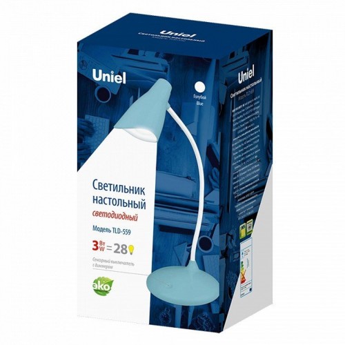 Настольная лампа (UL-00004142) Uniel TLD-559 Blue/LED/280Lm/5000K/Dimmer