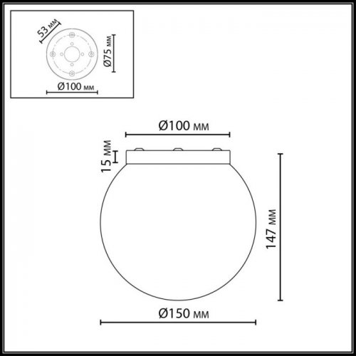 Потолочный светильник Odeon Light Magia 7109/1C Потолочный светильник Odeon Light Magia 7109/1C