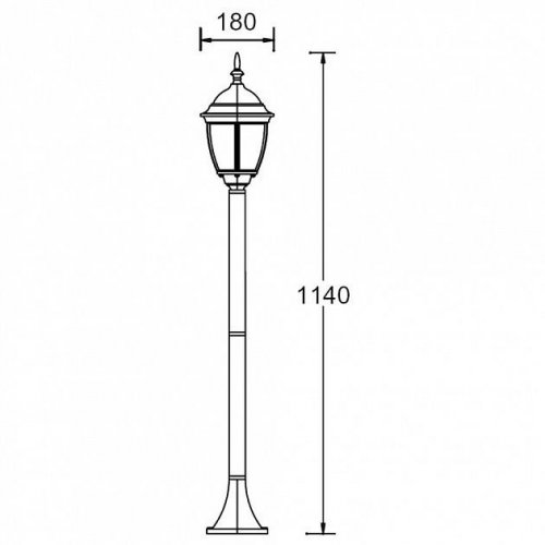 Наземный фонарь Oasis Light 91206S Gb
