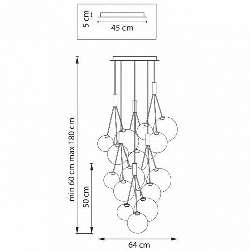 Подвесная люстра Lightstar Sferetta 801090 Подвесная люстра Lightstar Sferetta 801090