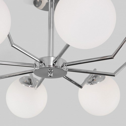 Подвесная люстра Eurosvet Frost 70154/8 хром Подвесная люстра Eurosvet Frost 70154/8 хром