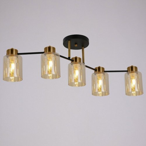 Светильник на штанге ILLUMICO Qui IL6111-5COU-79 BK GD Qui Светильник на штанге ILLUMICO Qui IL6111-5COU-79 BK GD Qui