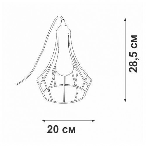 Интерьерная настольная лампа Vitaluce V2566-1/1L