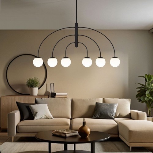 Потолочная люстра Eurosvet Cenacolo 30179/6 черный