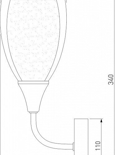 Бра Eurosvet Cosmic 50285/1 золото