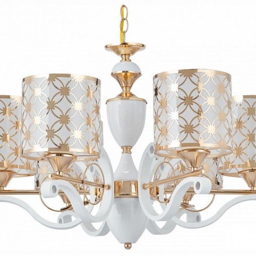 Подвесная люстра Arte Milano Florentia-3097 303097/6 Wh/Gd Подвесная люстра Arte Milano Florentia-3097 303097/6 Wh/Gd