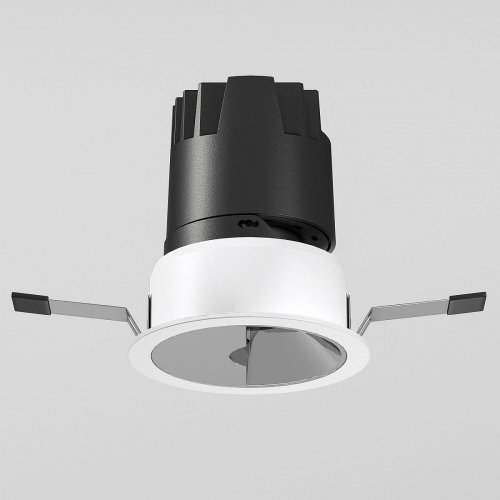 Встраиваемый светодиодный светильник Elektrostandard Inline 25090/LED 10W 3000K белый/хром a064612