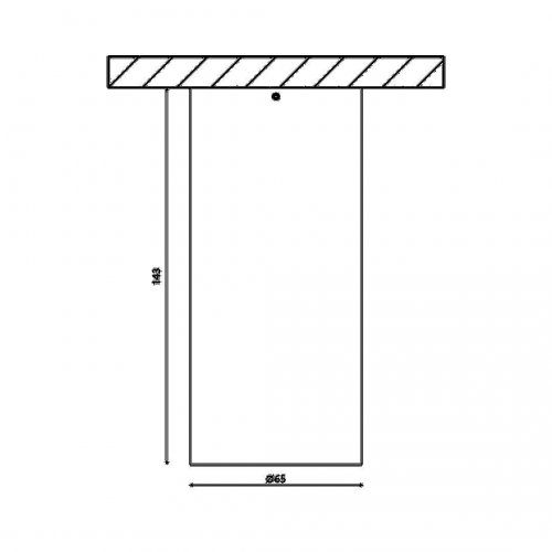 Потолочный светодиодный светильник Lumker VL-Base-BL-WW 003408