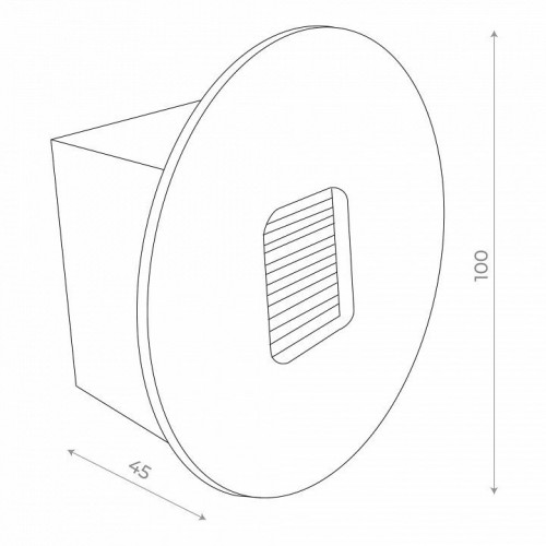 Встраиваемый светильник ST Luce Visano SL9501.401.01