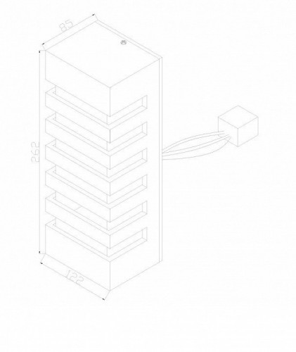 Уличный настенный светильник Maytoni Remsa O034WL-02B