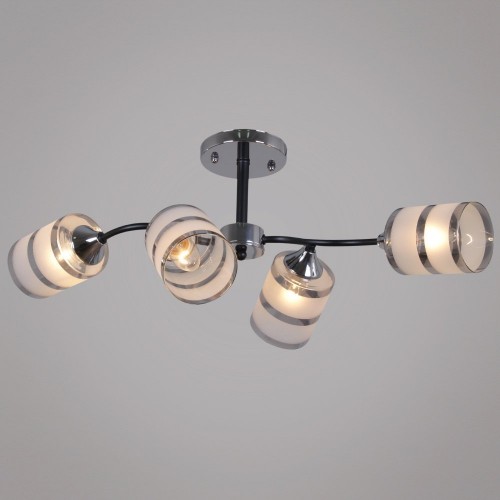 Потолочная люстра  45360-0.3-04 BK+CR