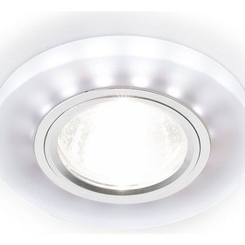 Встраиваемый светодиодный светильник Ambrella light Led S214 WH/CH/WH Встраиваемый светодиодный светильник Ambrella light Led S214 WH/CH/WH