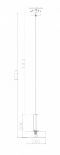 Подвесной светильник Freya Izza FR4008PL-01BBS