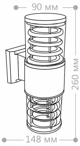 Уличный настенный светильник Feron DH0802 06299 Уличный настенный светильник Feron DH0802 06299