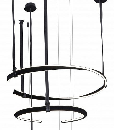 Люстра Kink Light Маджена черный 07656-3A,19(4000K)