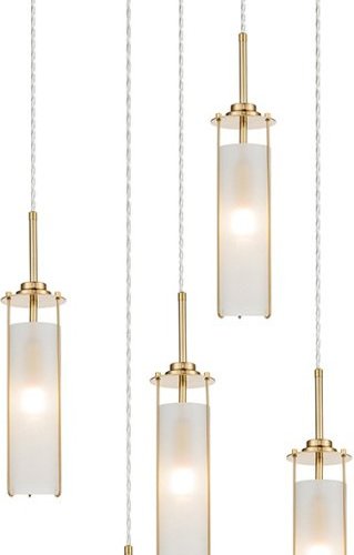 Подвесная люстра Indigo Torcia 11038/5PL Brass V000417 Подвесная люстра Indigo Torcia 11038/5PL Brass V000417