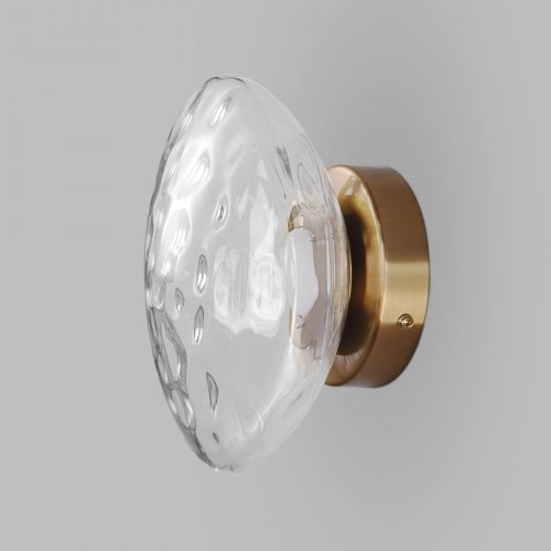 Настенный светодиодный светильник Eurosvet Ripple 50389/1 LED латунь Настенный светодиодный светильник Eurosvet Ripple 50389/1 LED латунь