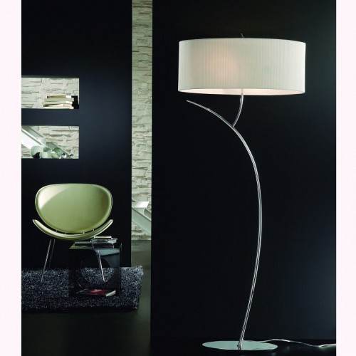 Торшер Mantra Eve Chrome - Cream Shade 1139